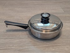 Amway Queen Cookware Sauce Pan Multi-Ply 18/8 Stainless Steel Pot w/Lid USA MADE