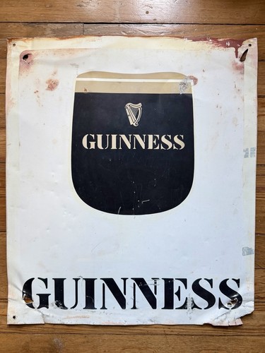 Guinness Beer, Jamaican Vintage Metal Tin Sign