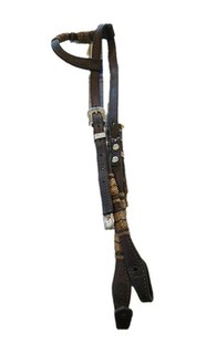 OLD VTG FLEMING SILVER HEADSTALL VERY BEAUTIFUL