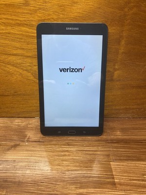 Samsung Galaxy Tab E 8.0 SM-T377Y 16GB LTE Wi-Fi Android Tablet Black Tested