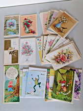 Lot Of 33 Vintage Greeting Cards Assorted Occasions with Envelopes New Unused