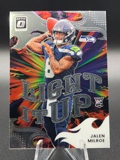 Panini 2025 Donruss Optic Jalen Milroe Light It Up Rookie Insert #6 Seahawks NFL