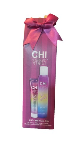 CHI Vibes Glitz and Glam Duo Kit. New In Box. Sealed Hair Products