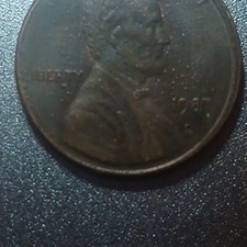 1987 D Lincoln Memorial Small Cent Copper Plated Zinc BN US Coin