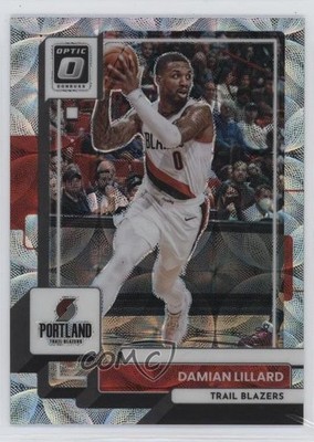 2022 Panini Donruss Optic Premium Box Set Prizm 86/249 Damian Lillard #49 02v3