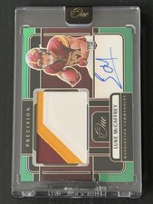 2024 Panini One #320 Luke McCaffrey RC ON CARD AUTO #/40