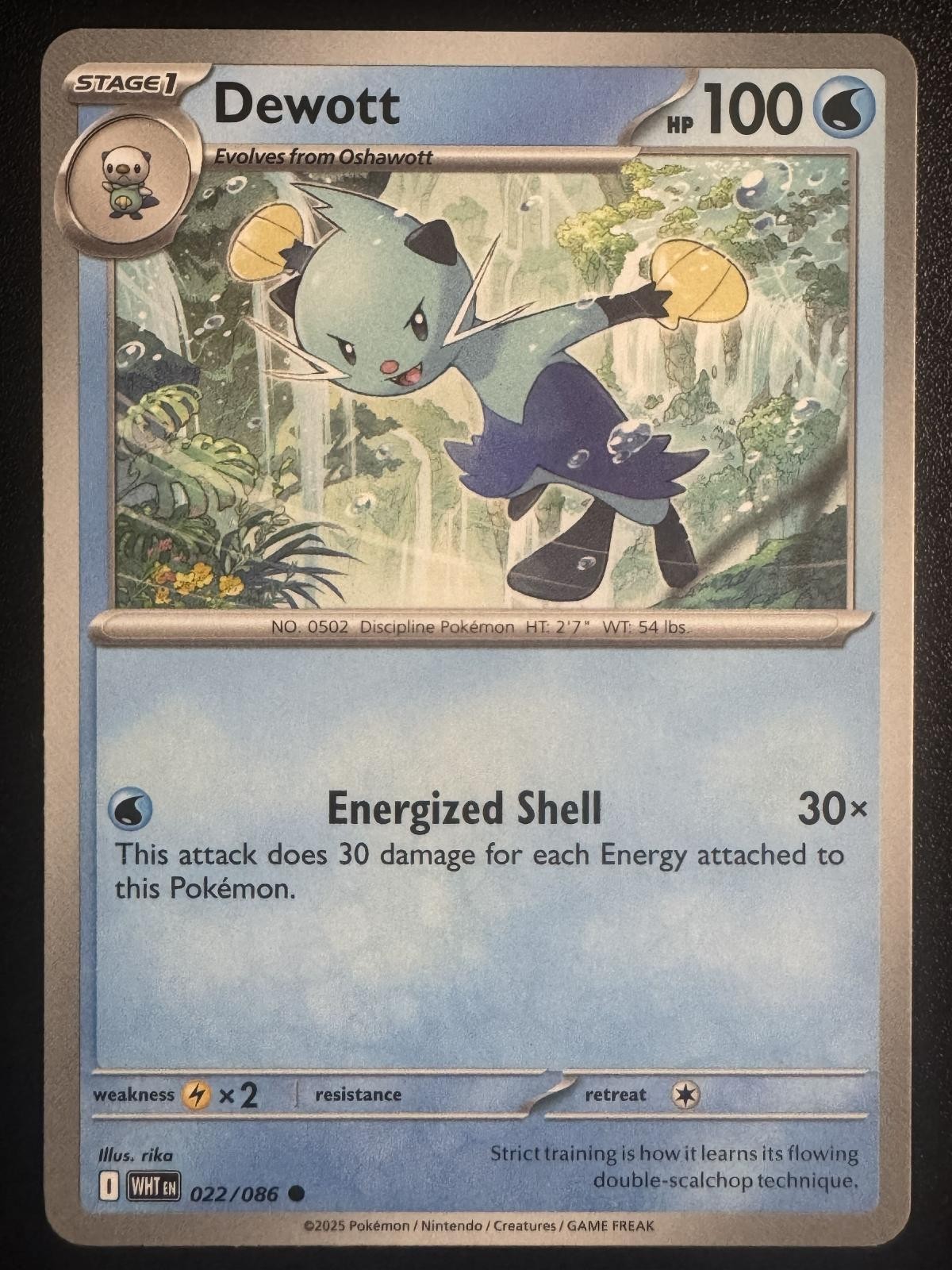 Dewott 022/086 - White Flare - Common NM