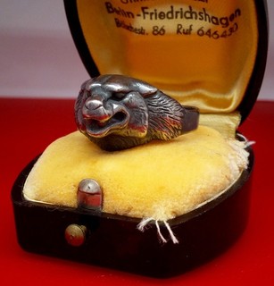 Original WW2 German 1943 Kriegsmarine U boat convoy Wolfpack Silver 800 Ring