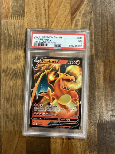 Charizard V graded PSA 7 for sale on eBay