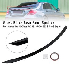Schwarz Gl&auml;nzender Heckspoiler F&uuml;r Mercedes E Class W213 16-20 E63S AMG Style