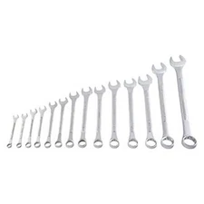 14-piece 3/8" to 1-1/4" 12-Point Straight Raised Panel Combination Wrench Set
