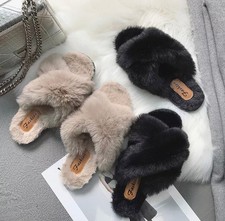 Faux Fur Slippers