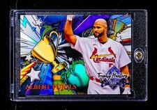 Albert Pujols RARE REFRACTOR INVESTMENT CARD Cardinals MVP WORLD SERIES SSP