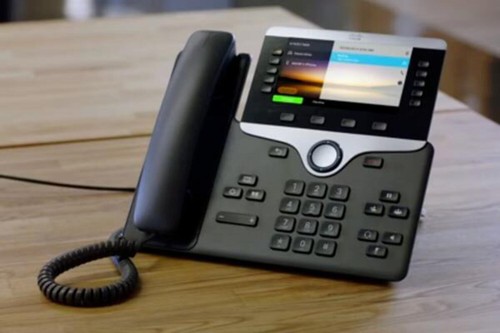 Cisco CP-8851-K9= 8851 Téléphone IP 5" Téléphone de bureau avec combiné et support - Gris - Photo 3/5