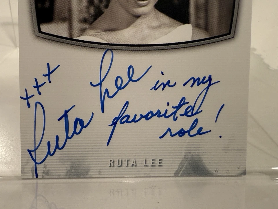 2019 Twilight Zone Ruta Lee AI-12 Serling Edition Inscription Autograph Signed - Image 3 of 4