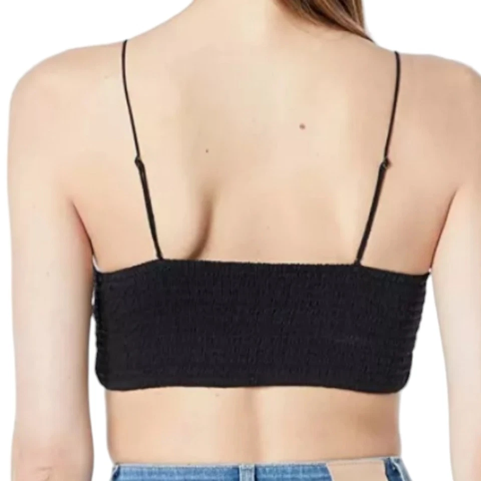 Bralette Free People Talla Pequeña FP One Mariana Encaje Crochet Parcialmente Forrado Foto 4 de 4