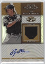 2012 Topps Triple Threads Unity Relics Sepia 53/75 Logan Morrison Auto 06xp