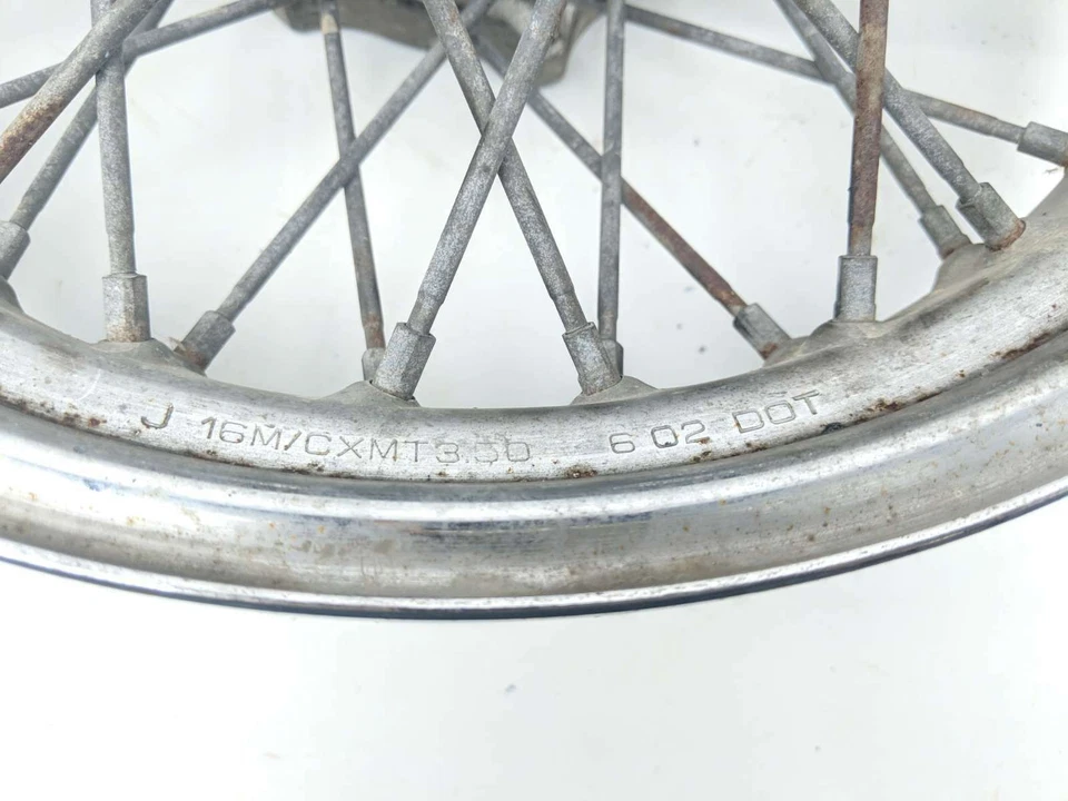 Прямой обод заднего колеса 03 Yamaha Road Star XV1600 Midnight 16 x 3,50 - Изображение 3 из 4