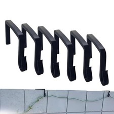 Walls String Light Hook Outdoor Heavy Duty Clip Bracket Mount Fastener Black