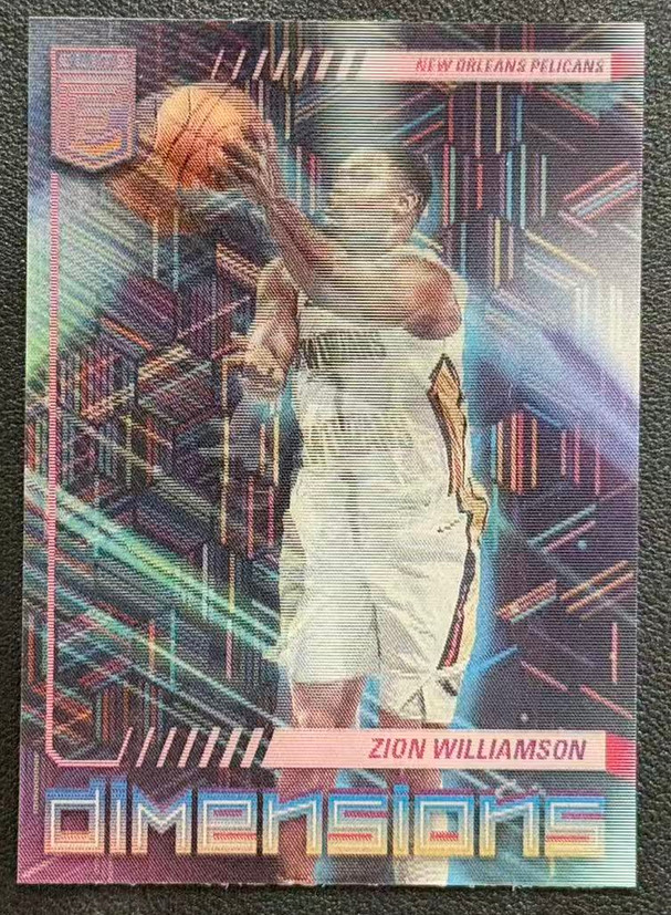 Zion Williamson 2022-23 Panini Donruss Elite SP Dimensions Pelicans #10
