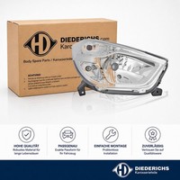 Hauptscheinwerfer Rechts Diederichs 4570080 FÜR Dacia Frontscheinwerfer