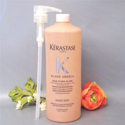 W/PUMP Kerastase Gloss Absolu Bain Hydra Glaze 33.8oz / 1L