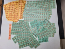 Large LOT of S & H Green Stamps, Top Value TV, Plaid Stamps - Loose stamps