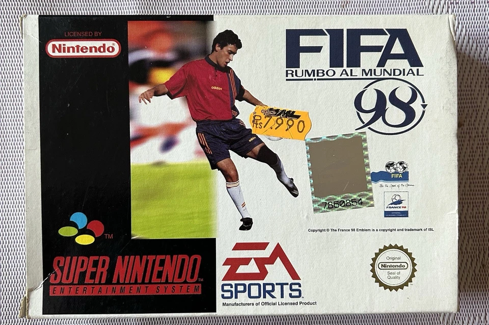 FIFA 98 RUMBO AL MUNDIAL·SUPER NINTENDO·PAL·SNES·ESPAÑOL - Imagen 1 de 4