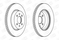 Champion Bremsscheiben Vorne Ø280Mm BelüFtet FüR KIA Rio III UB YB SC FB Hyundai