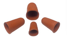 6 PCS EACH Finger Cots Natural Rubber Finger Tip Pad Various Sizes Made in USA