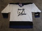 Older TAMPA BAY LIGHTNING NHL Hockey Jersey XL CCM Made in Canada ~ Chest Patch