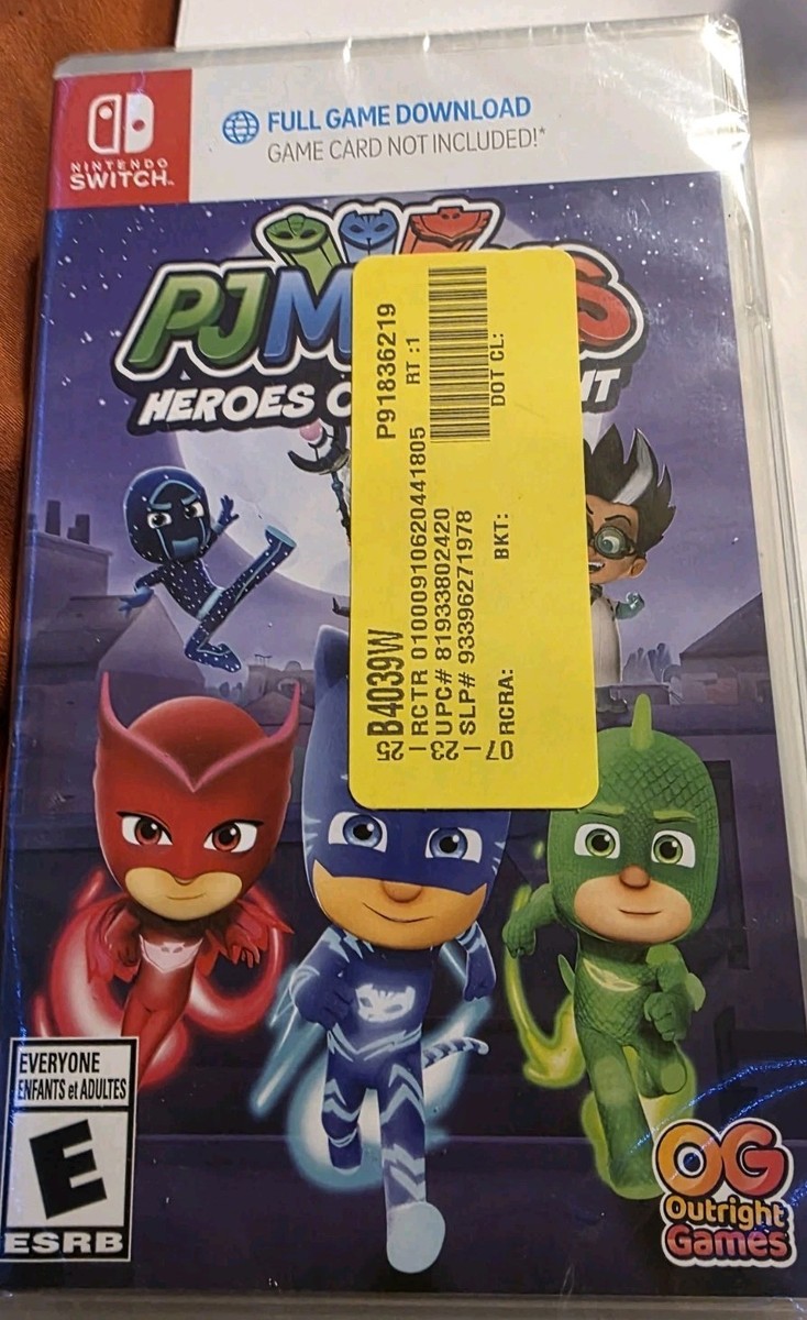 Nintendo Switch PJ MASKS: HEROES OF THE NIGHT (Switch) PJ Masks Heroes of the Night for Nintendo Switch - CODE IN BOX
