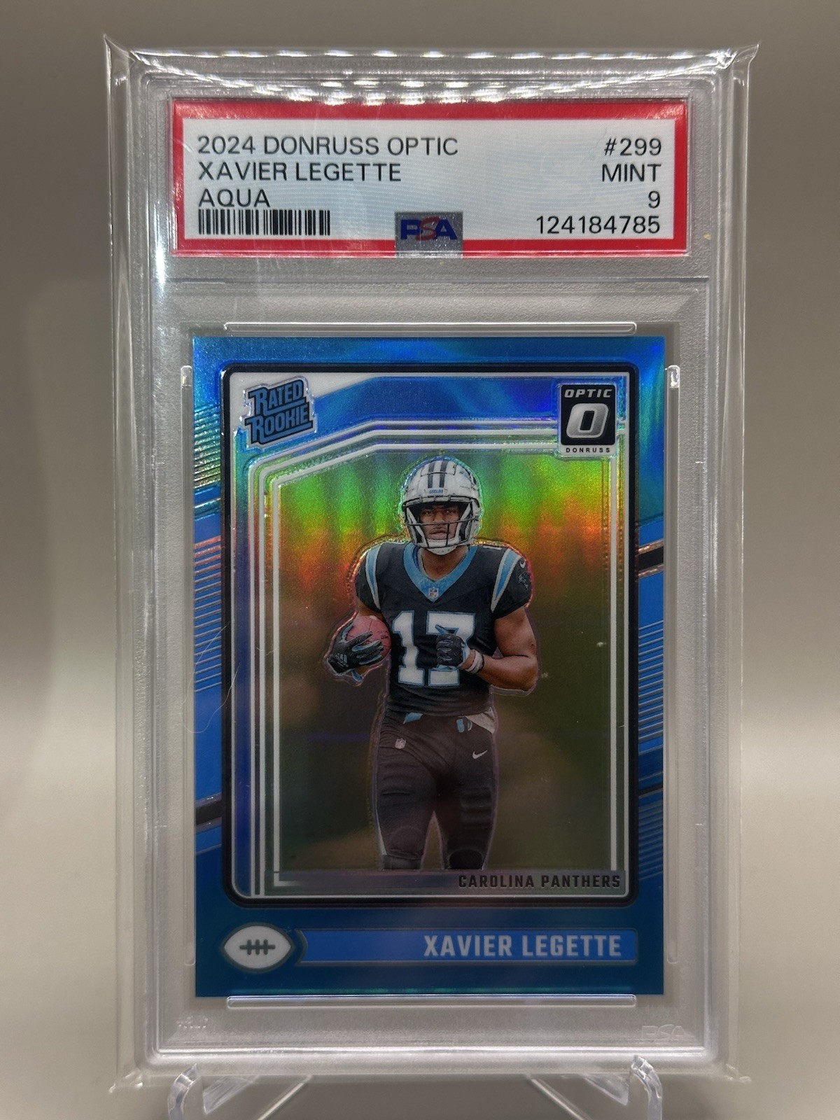 2024 Optic - Rated Rookie Xavier Legette #299 Aqua Prizm /299 COLOR MATCH 🔥🔥