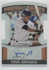 2015 Panini Prizm Fresh Faces Signatures Ehire Adrianza #6 Auto o6n
