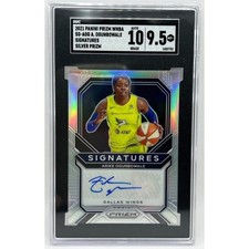 2021 Panini Prizm WNBA Signatures Silver Arike Ogunbowale Auto 10 Card 9.5 2ndYr