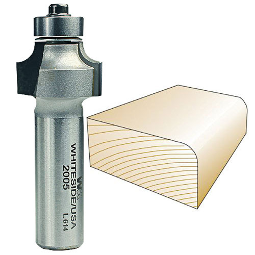 Whiteside 2005 Roundover Bit 1/2 in. SH x 3/16 in. R