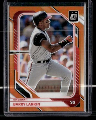2026 Donruss #48 Barry Larkin Optic Orange SN
