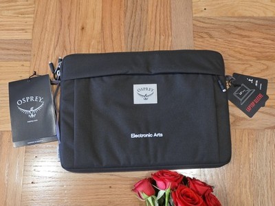 Osprey Arcane 13  Laptop Sleeve NWT Gray  Embroidered ''Electronic Arts'' Travel