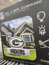 Logo Brands Green Bay Packers Pre-Lit 7'x10' Team Inflatable