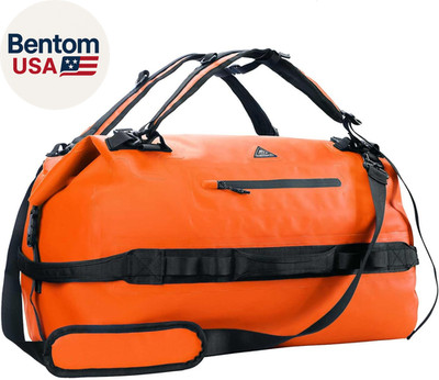 Large Waterproof Duffel Backpack Roll-Top Heavy Duty Dry Duffle Bag for Boating,