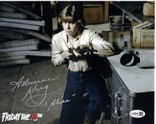 Adrienne King signed 8x10 Photo Alice Hardy Friday the 13th