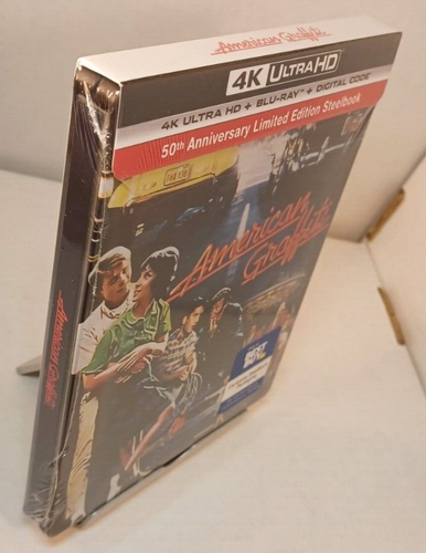 American Graffiti (1973) Steelbook (4K+Blu-ray) NEW (Sealed)-Box Shipping - Picture 2 of 7