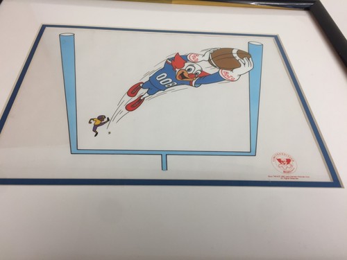 Bozo Football Ltd Edition Serigraph Cel Framed - Picture 5 of 8