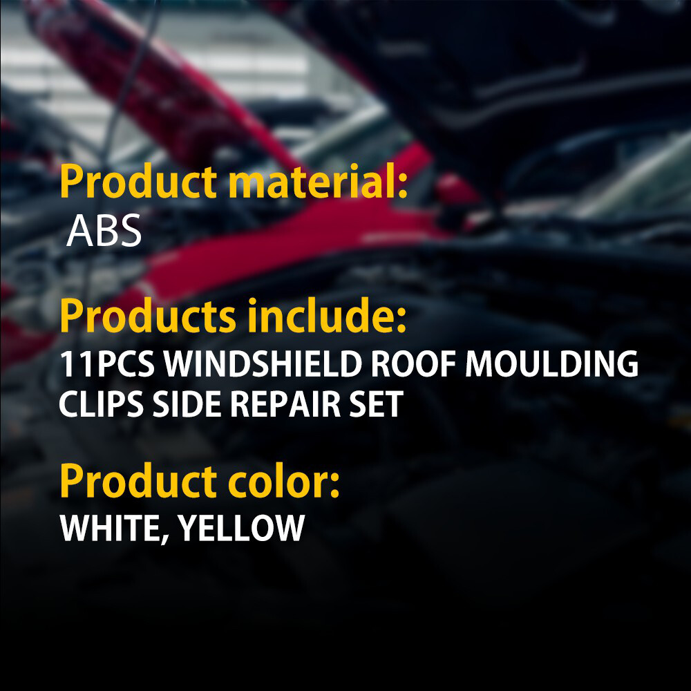 22X Auto Car Windshield Roof Moulding Clips Repair Set For 2004-09 Acura TL TSX