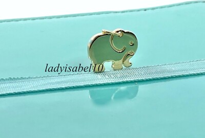 Rare Tiffany & Co. 18k 750 Gold Never Forgets Elephant Charm