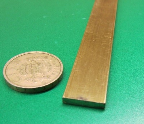 360 Brass Flat Bar 1/8" Thick x 5/8" Wide x 72" Length - Picture 5 of 10