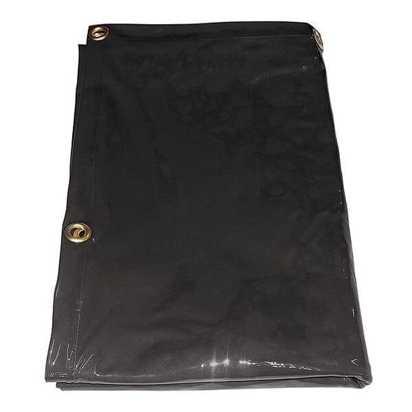 Westward 22RN62 6 ft x 4 ft Gray Welding Safety Curtain