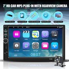 7" CarPlay 2Din Touch Car Stereo Radio Bluetooth CD DVD Player W/ Reverse Camera