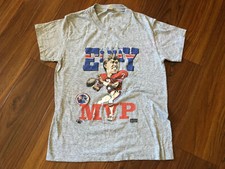 Vintage 1992 John Elway MVP Broncos Big Head Single Stitch Shirt Soze Small VTG