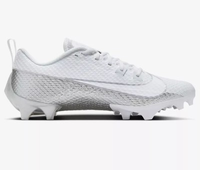 Nike Vapor Edge Speed 360 2 White Silver Football Cleats  display picture 2